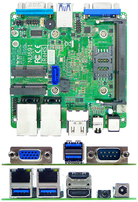 Jetway JNU691-4200 (Intel Apollo Lake)